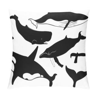 Personality  Whales Pillow Covers
