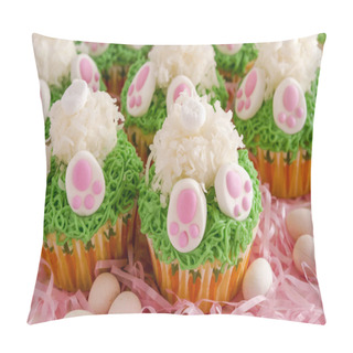 Personality  Bunny Butt Lemon Cupcakes Easter Treat Pillow Covers