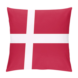 Personality  Flag Of Denmark Pillow Covers
