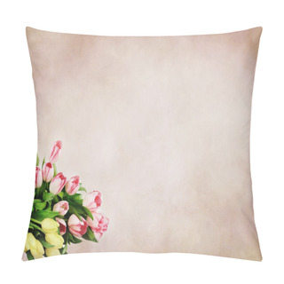 Personality  Bouquet Of Tulips Pillow Covers