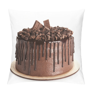 Personality  Chocolate Cake With Marshmallow Pillow Covers