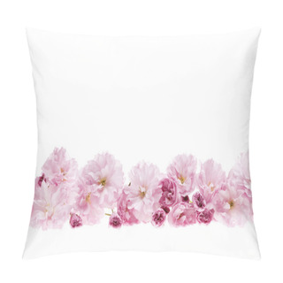 Personality Cherry Blossoms Flower Border Pillow Covers