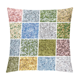 Personality  Set Of Camouflage Patterns. Pillow Covers