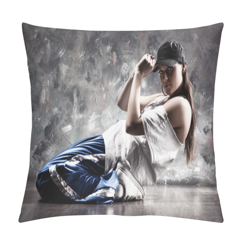 Personality  Young Woman Dancer Pillow Covers