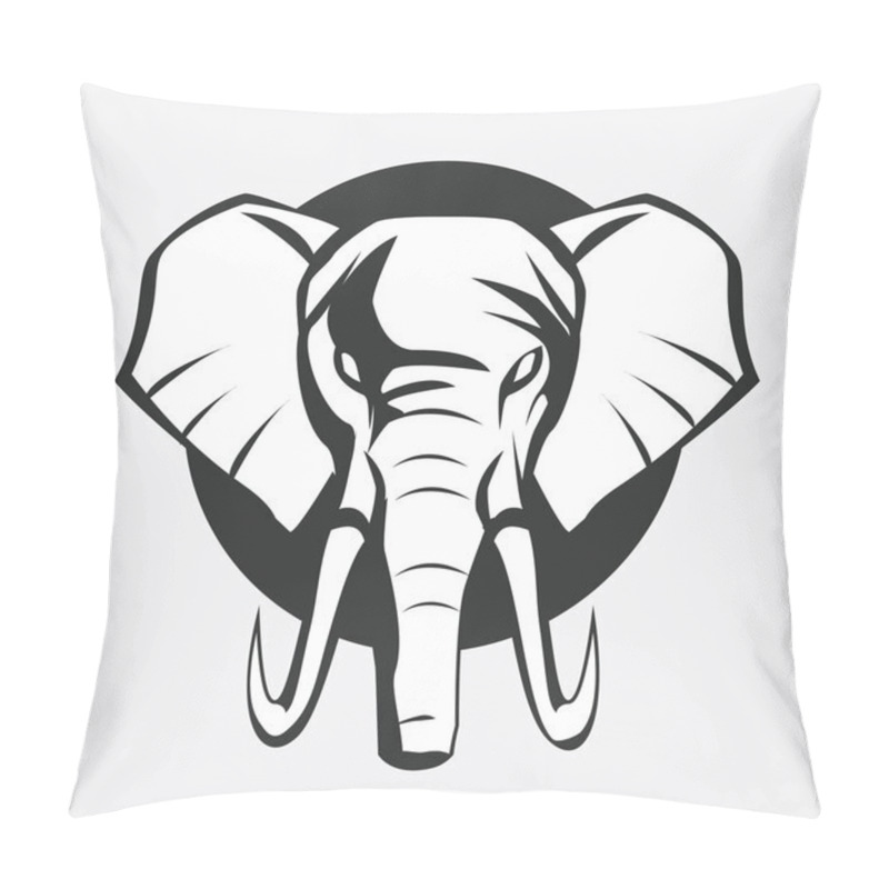 Personality  Illustration Of Elephant Symbol Pillow Covers