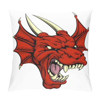 Personality  Red Dragon Character Pillow Covers