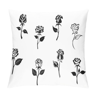 Personality  Rose Flowers Pillow Covers