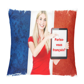Personality  Parlez-vous Français? French Learning Concept Pillow Covers
