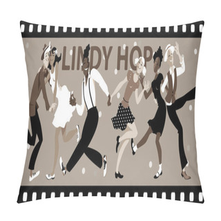 Personality  Lindy Hop Vintage Banner Pillow Covers