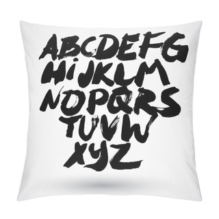 Personality  Hand Drawn Alphabet Font Pillow Covers