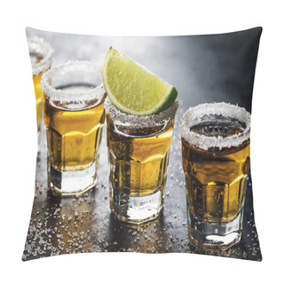 Personality  Tasty Alcohol Drink Cocktail Tequila With Lime And Salt  Pillow Covers