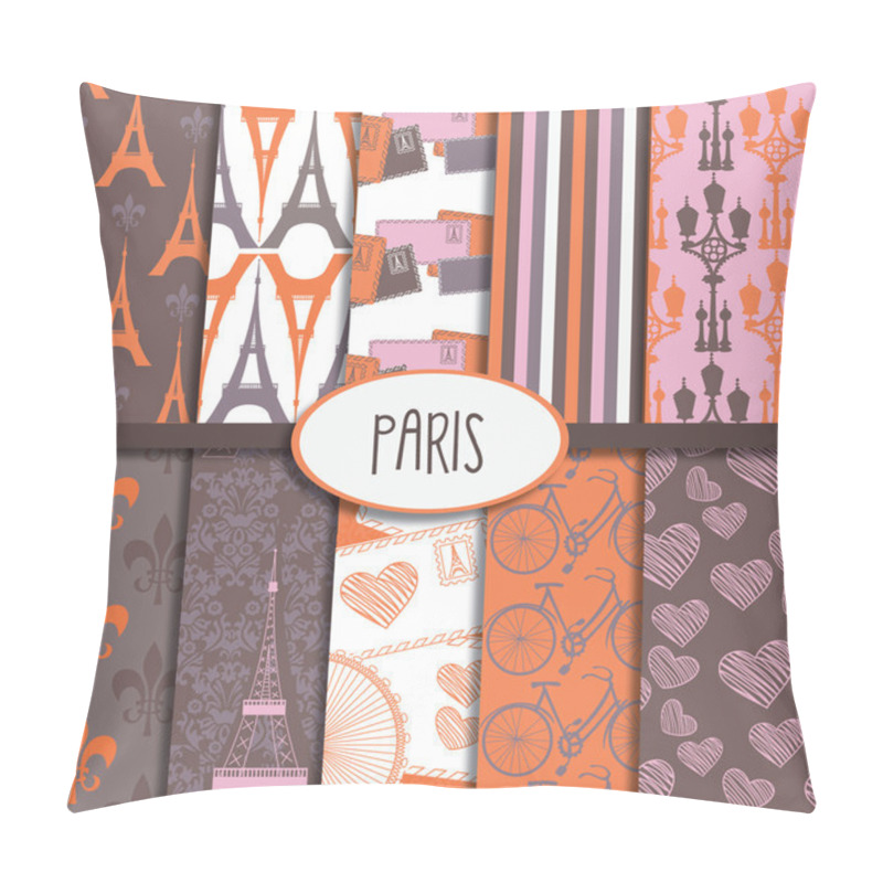 Personality  Paris Pattern Collection pillow covers