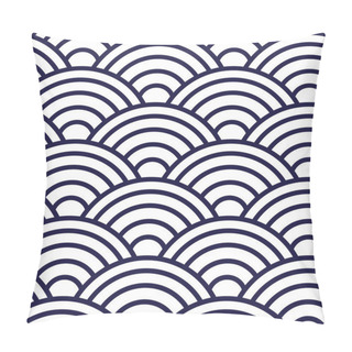 Personality  Classic Fish Scale Japanese Pattern Pillow Covers
