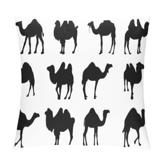 Personality  Camel Silhouette Vector Pillow Covers