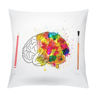 Personality  Creativity Brain Pillow Covers