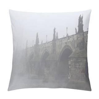Personality  Morning Fog Over The Charles Bridge Pillow Covers