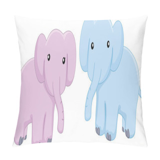 Personality  Baby Elephants Pillow Covers