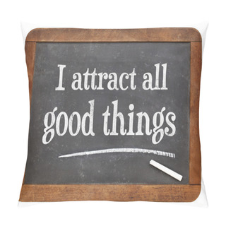 Personality  I Attract All Good Things - Affirmation Pillow Covers