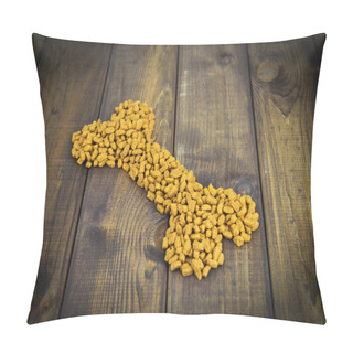 Personality  Bone Animal Food Pillow Covers
