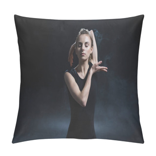 Personality  Ballerina With Closed Eyes Pillow Covers