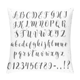 Personality  Calligraphic Script Letters Pillow Covers