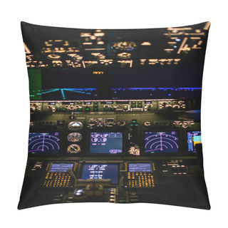 Personality  View From The Cockpit To The Runway Pillow Covers