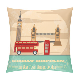 Personality  United Kingdom Of Great Britain Landmarks Pillow Covers