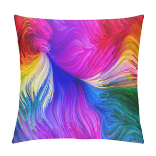Personality  Kiss Of  Colorful Paint Pillow Covers