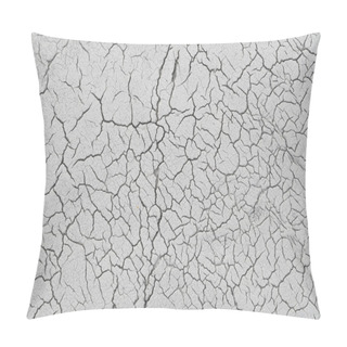 Personality  Old Asphalt Road Surface Of Texture With Cracked. Pillow Covers