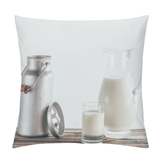 Personality  Fresh Milk In Jugs Pillow Covers