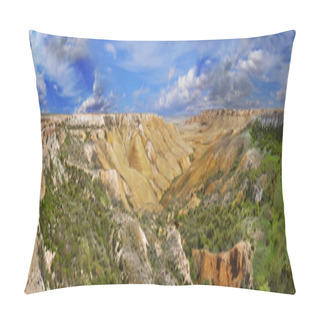 Personality  Canyon On The Slopes Of Plateau Ustyurt, Kazakhstan Pillow Covers