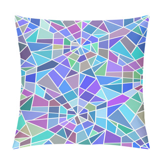 Personality  Seamless Texture With A Broken Stained Glass  Pillow Covers