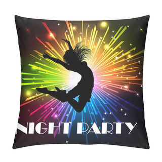Personality  Summer Beach Party Vector Flyer. Pillow Covers