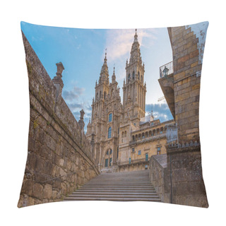 Personality  Santiago De Compostela Cathedral, Galicia, Spain Pillow Covers