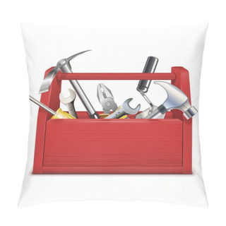 Personality  Vector Red Toolbox Pillow Covers