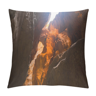 Personality  Canyon Saklikent Inside View In Turkey. Colorful Natural Landscape. Pillow Covers