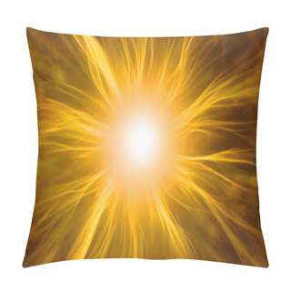 Personality  Atomic Energy With Light Rays Pillow Covers