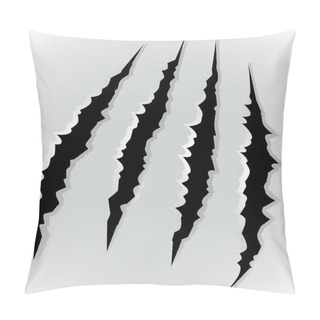 Personality  Monster Claw Scratch Pillow Covers