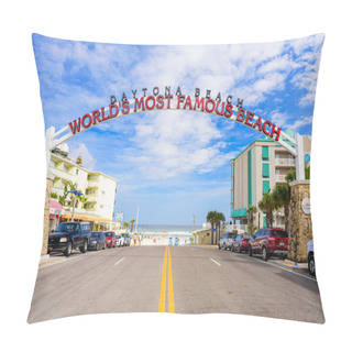 Personality  Daytona Beach Florida Pillow Covers