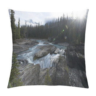 Personality  Natural Bridge In Yoho National Park Pillow Covers
