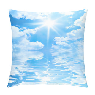 Personality  Solar Sky Background Pillow Covers