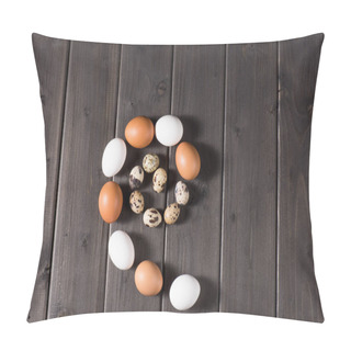 Personality  Chicken And Quail Eggs    Pillow Covers