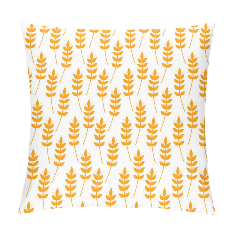 Personality  Seamless Pattern With Ears Of Wheat Pillow Covers