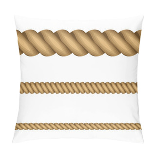 Personality  Vector Illustration Of Ropes Pillow Covers