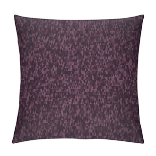 Personality  Abstract Polygonal Triangle Illustration. Triangular Backdrop. Pillow Covers