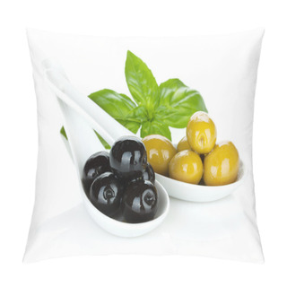 Personality  Green And Black Olives Pillow Covers