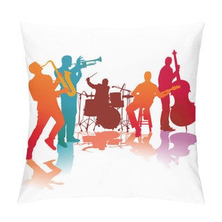 Personality  Jazz Band Pillow Covers