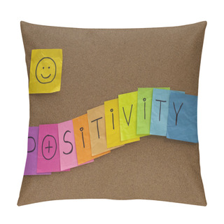 Personality  Positivity Concept With Smiley Pillow Covers