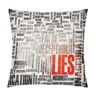 Personality  Lies Pillow Covers