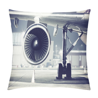 Personality  Airplane Turbine Detail Pillow Covers